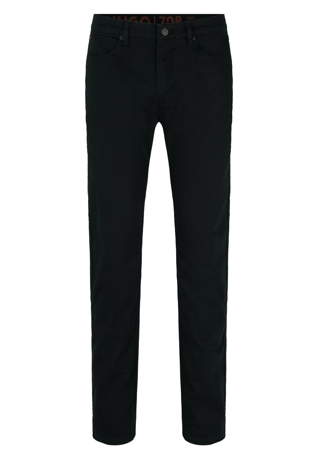 

Прямые джинсы SLIM FIT JEANS HUGO, черный