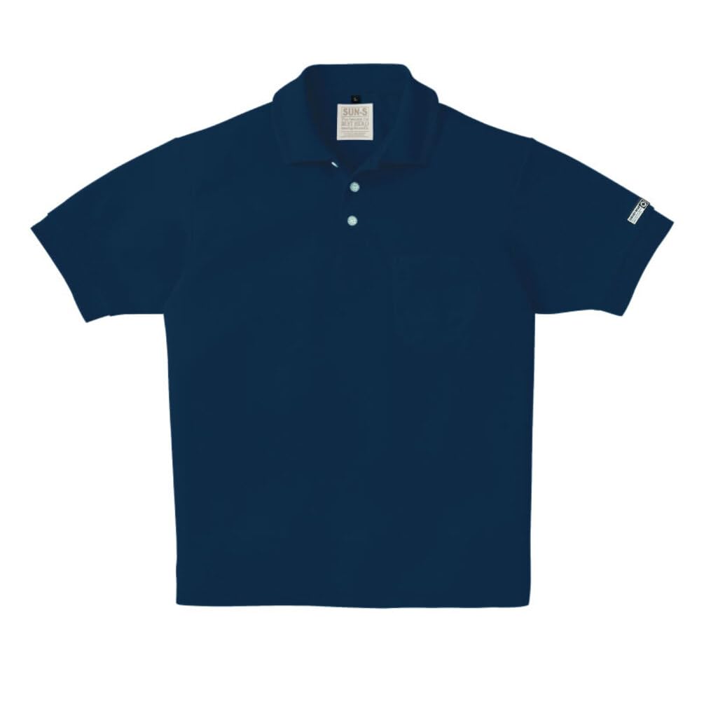 

Поло San-S SA10060 Eco с коротким рукавом, темно-синее, размер 4L Sun-S