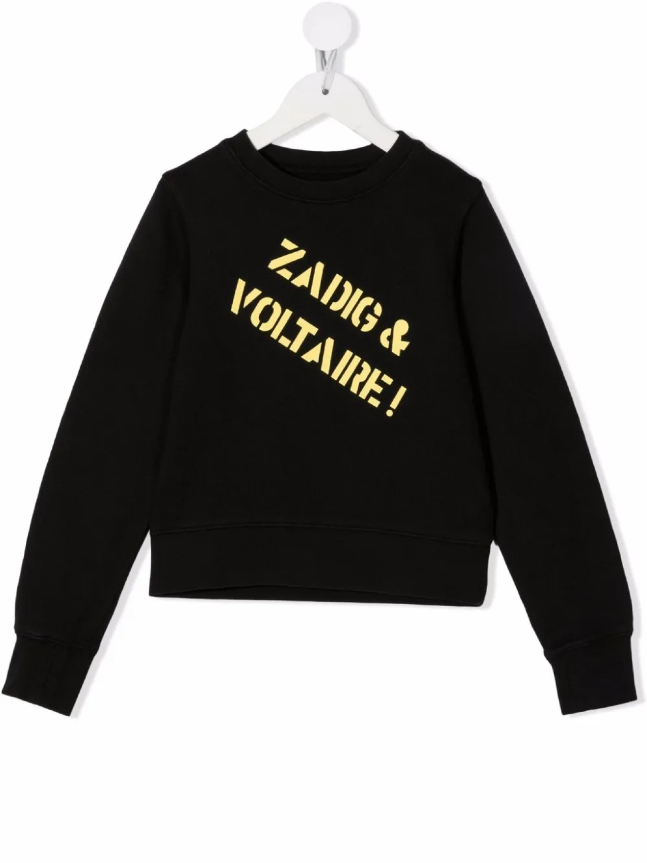 

Zadig & Voltaire Kids толстовка с логотипом, черный