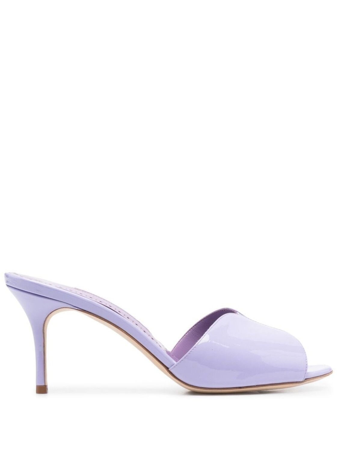 

Manolo Blahnik мюли на каблуке, фиолетовый