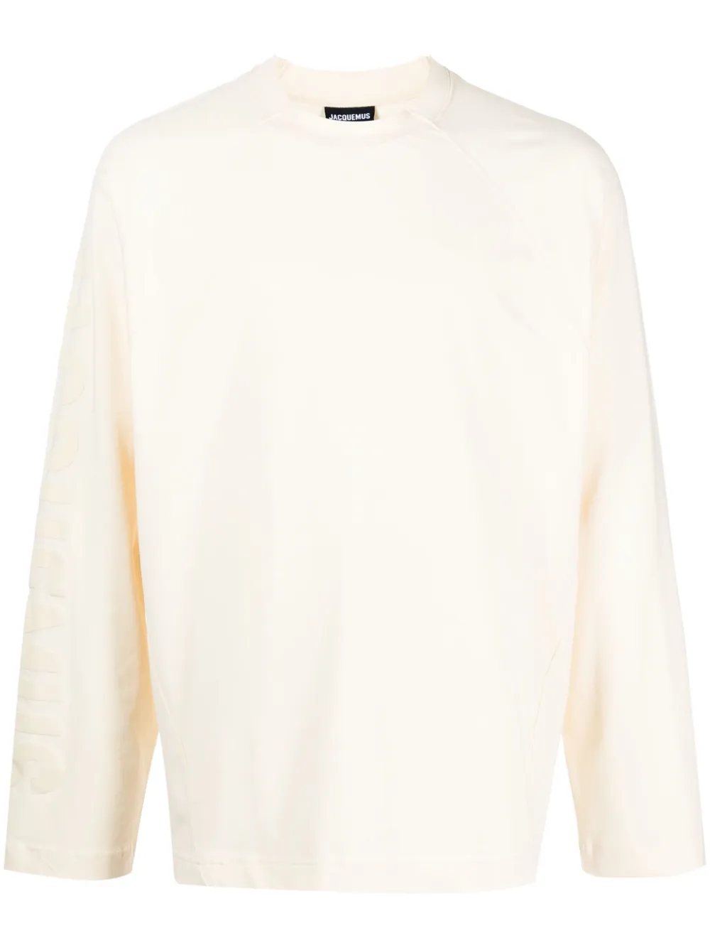 

Футболка Le t-shirt Typo с длинными рукавами JACQUEMUS, нейтральный