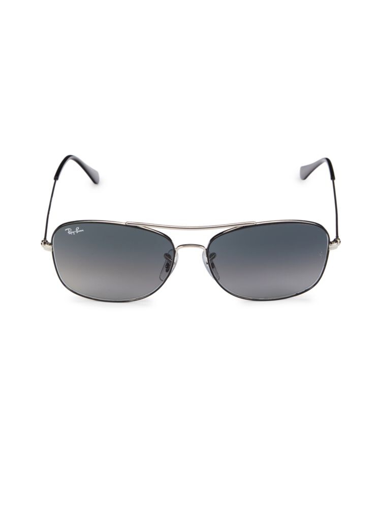 

Овальные солнцезащитные очки-авиаторы 57MM Ray-Ban, цвет Grey Flash