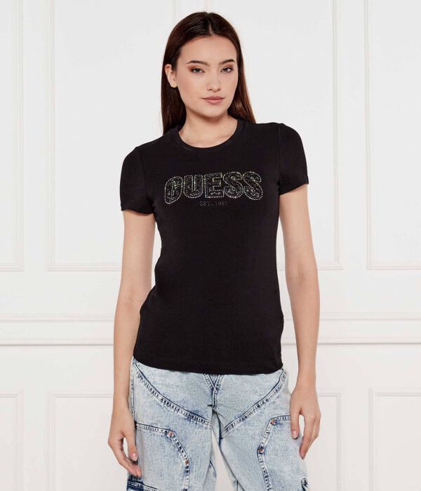 

Футболки Slim fit Guess Jeans, черный