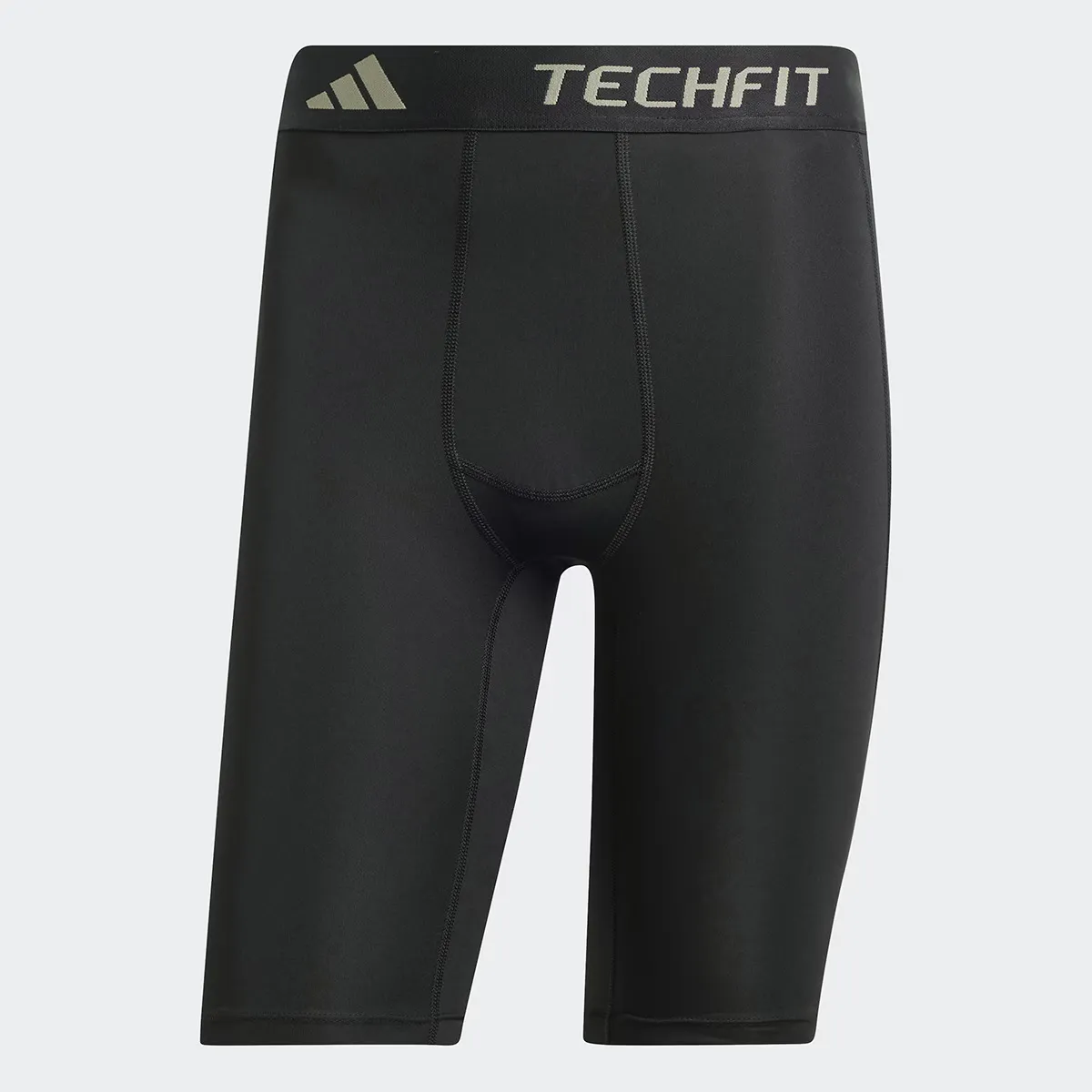 TECHFIT Компрессионные тренировочные мужские короткие колготки Adidas, чёрный — фото 4