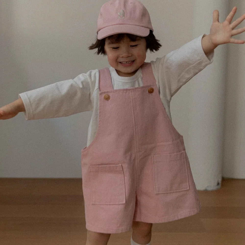 Детский комбинезон Oveogu Picnic Overall молочно-розовый — фото 3