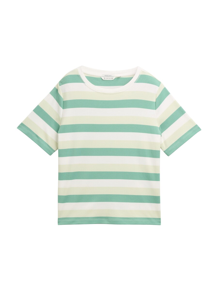 

Рубашка TOM TAILOR, цвет Yellow/Green/White