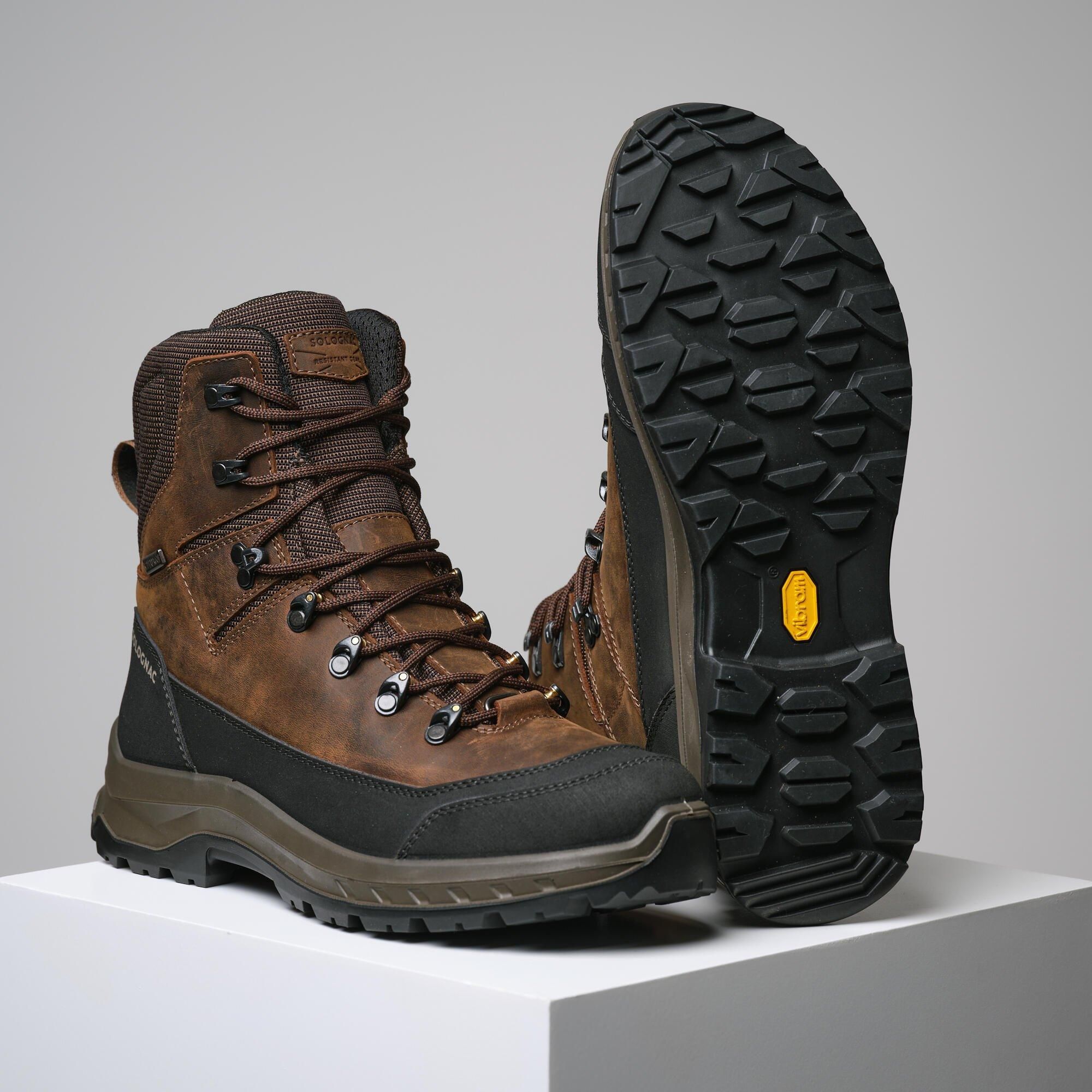 

Ботинки охотничьи Decathlon Crosshunt 500 V2, бордовый