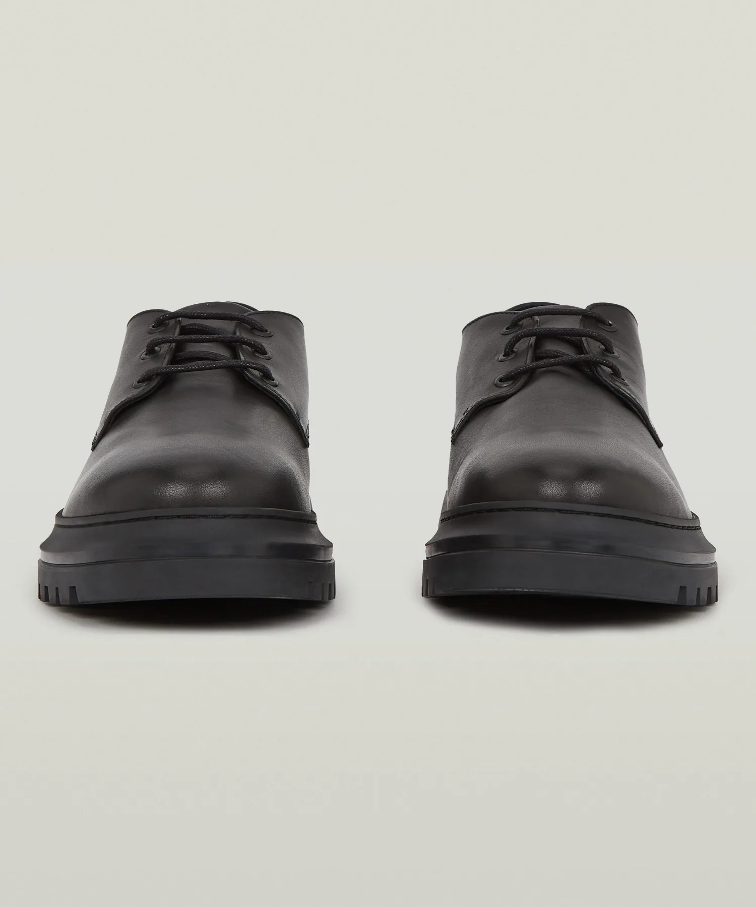 Мужские кожаные туфли Derby Millery Drb Shoes G-STAR черные — фото 4