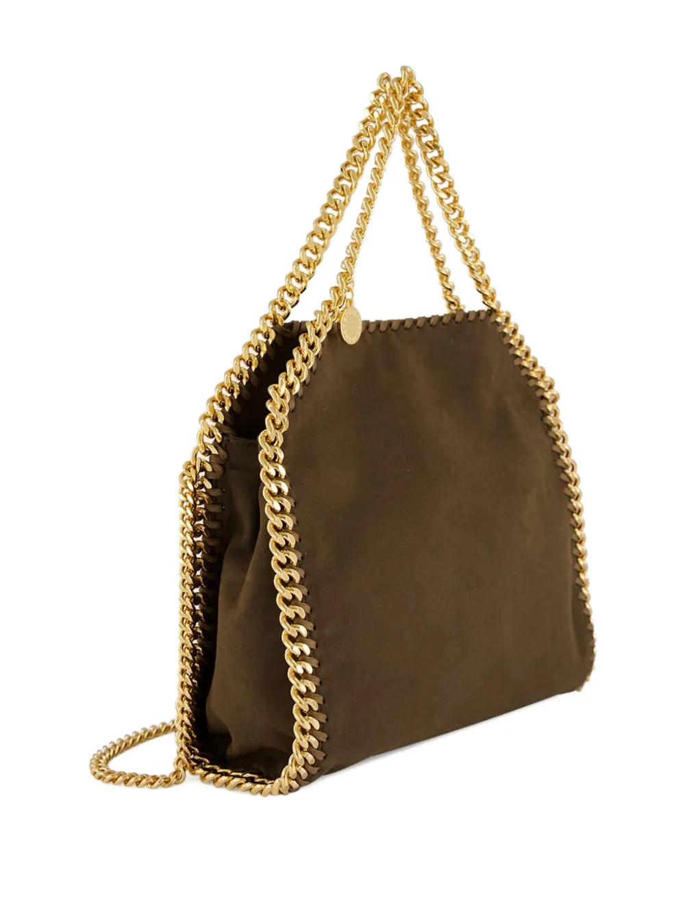 Мини-сумка на плечо Falabella с цепочкой Stella Mccartney, коричневый — фото 2