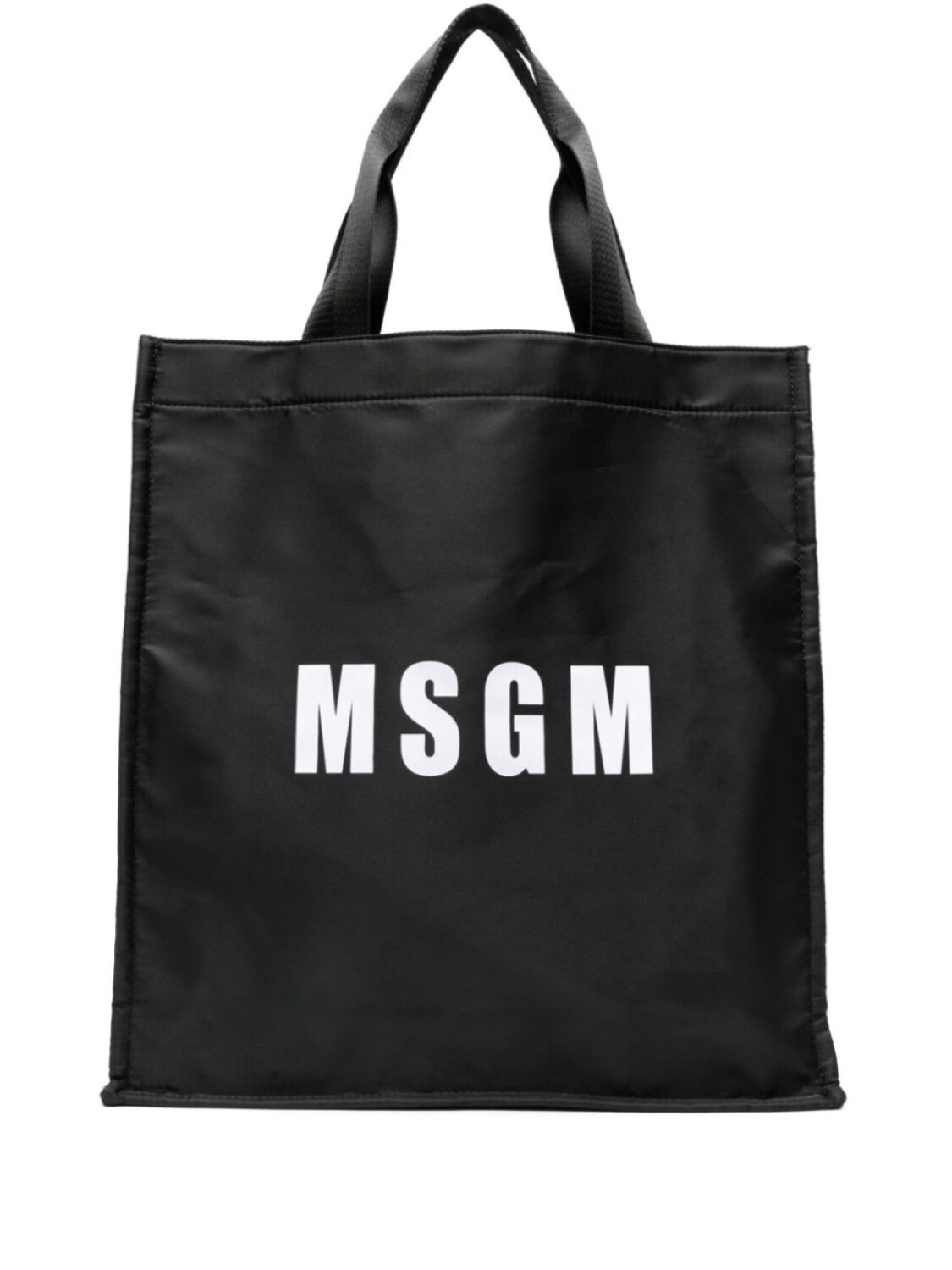 

MSGM сумка-тоут с логотипом, черный