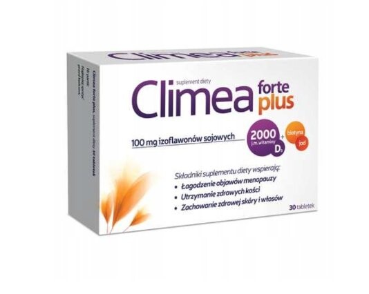 

Климеа Форте Плюс с витамином Д3 и йодом, 30 таблеток. Aflofarm Farmacja
