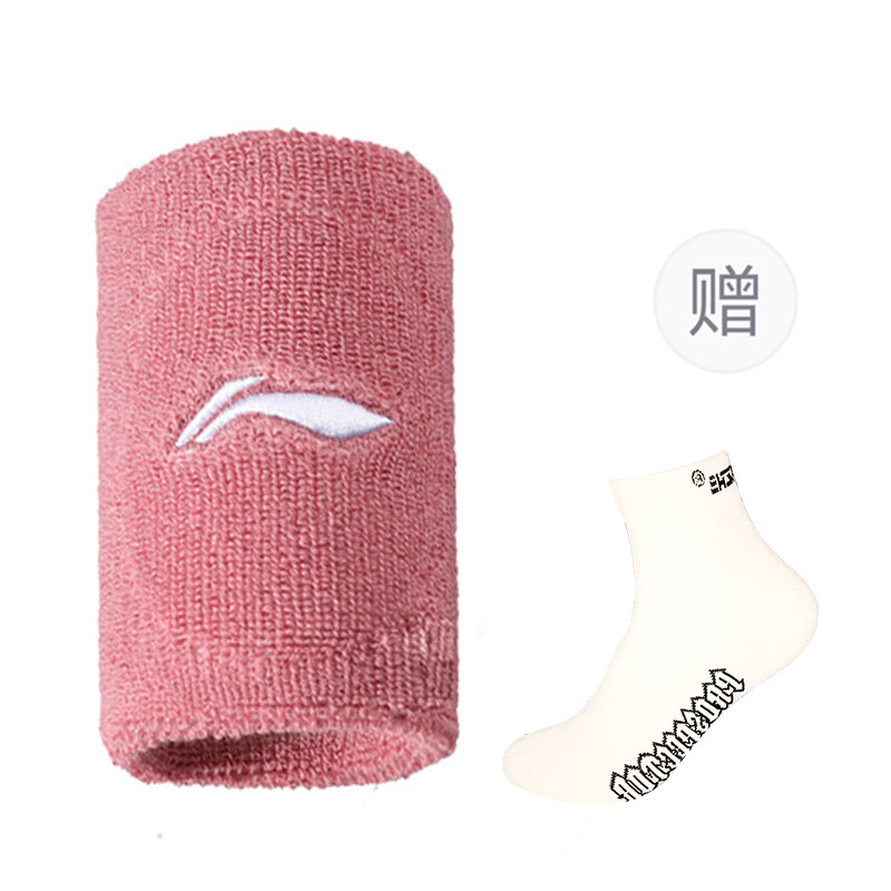 

LINING Теннисные баскетбольные напульсники дышащие термозащитные black/white cotton