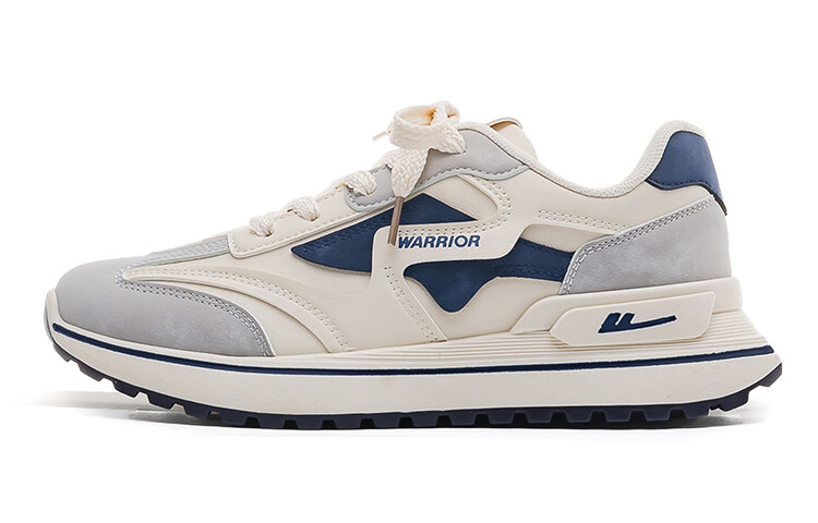 

Кроссовки WARRIOR Chunky Sneakers Unisex Low-top Blue, бежевый/синий