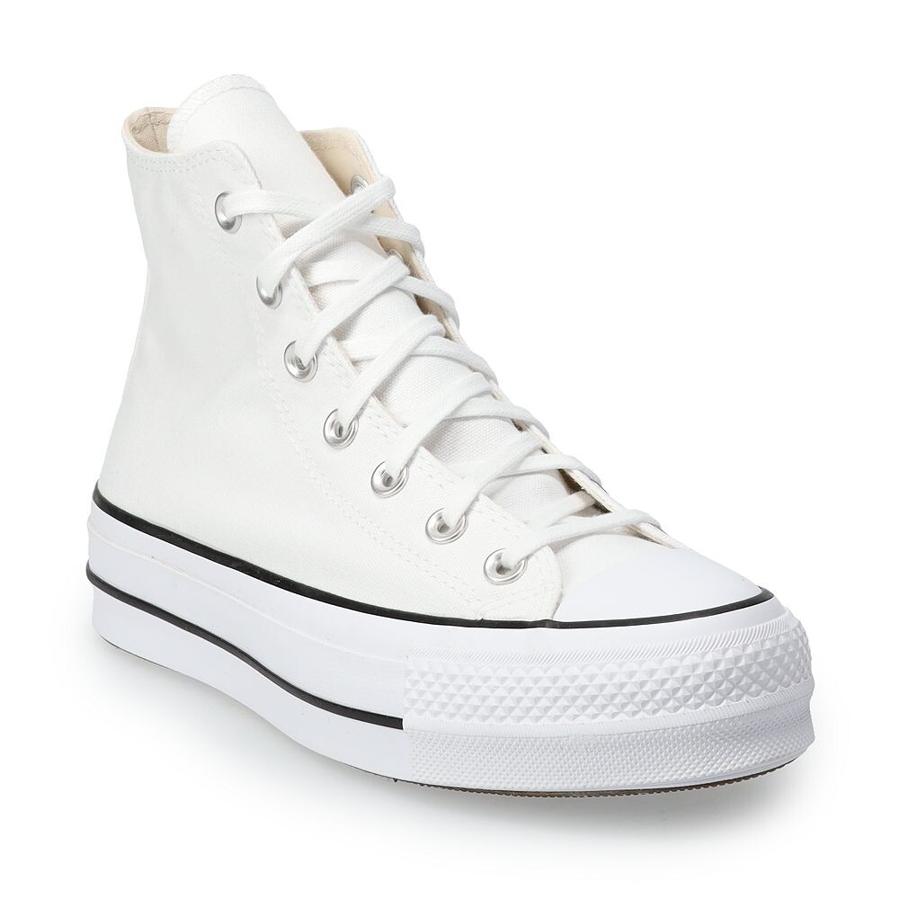 Женские высокие кеды на платформе Converse Chuck Taylor All Star Lift, цвет White Black