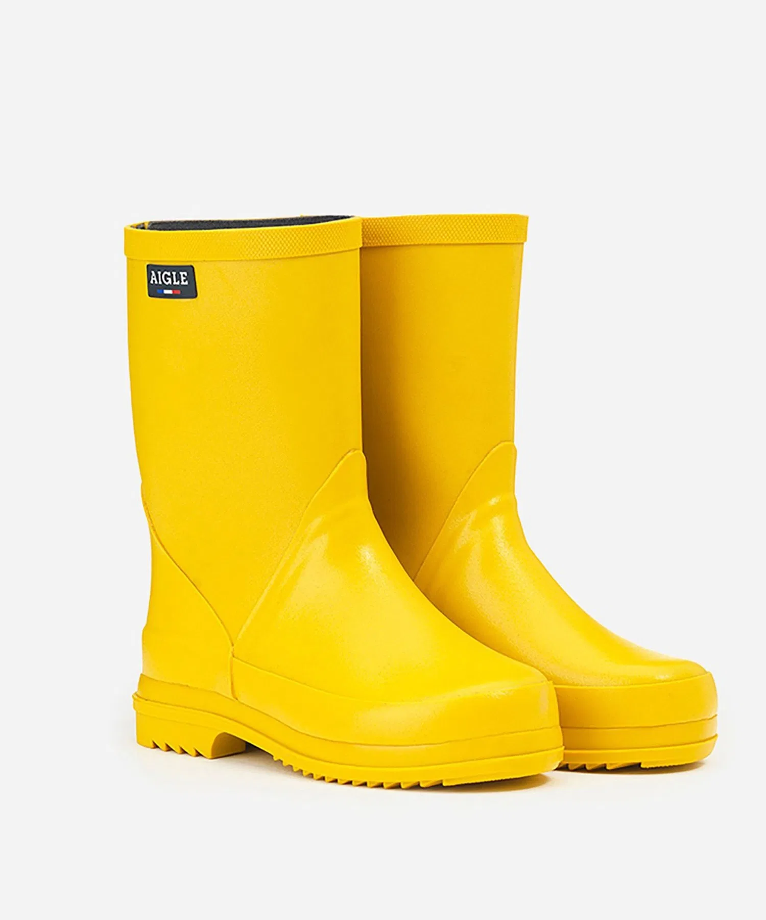 Детские резиновые сапоги AIGLE French Lolly жёлтые