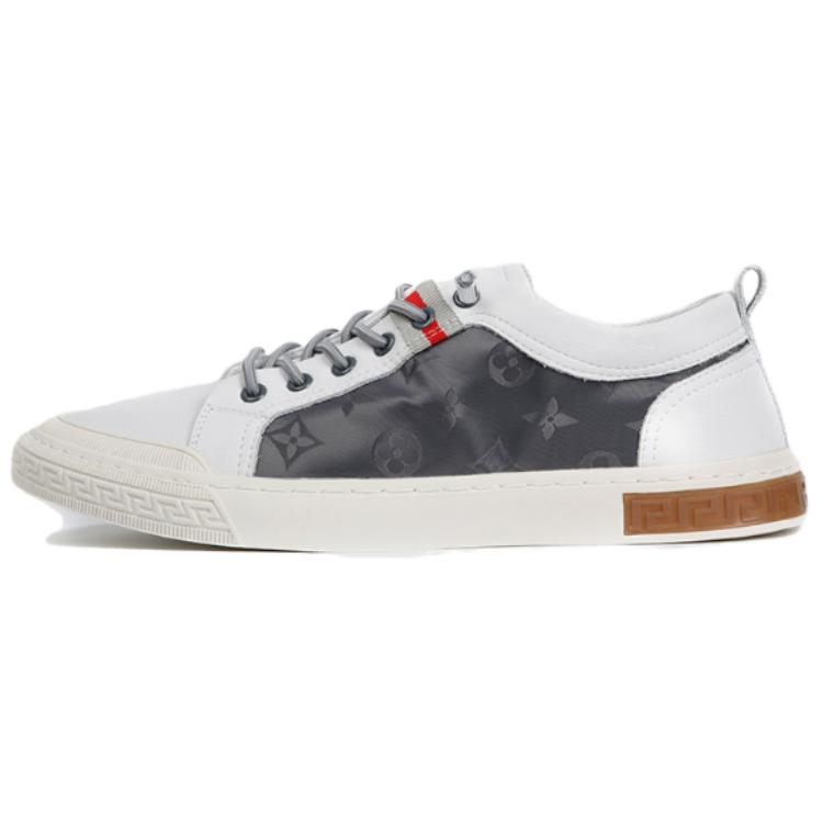 

Нескользящие износостойкие низкие мужские кроссовки Wit, White Gray
