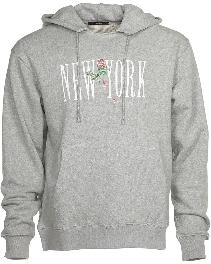 

Худи Stampd New York Rose Hoodie, цвет Heather Grey
