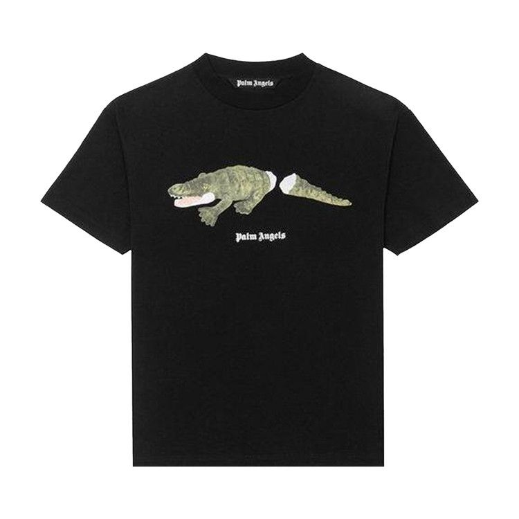 

Футболка Palm Angels Crocodile Tee, Black/Green