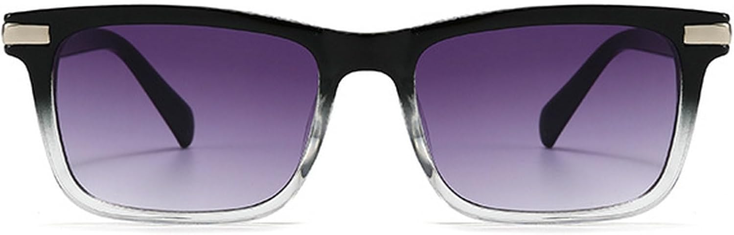 

Винтажные квадратные солнцезащитные очки для женщин, модные ретро-очки 90-х, винтажные мужские солнцезащитные очки для вождения, защита от ультрафиолета UV400 mincl, Black Gray Clear