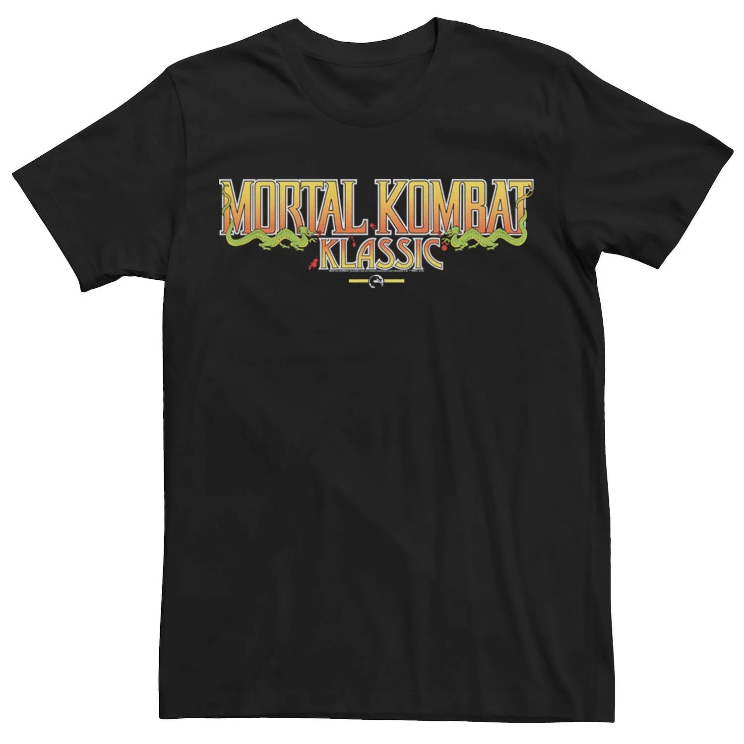 

Мужская футболка с логотипом Mortal Kombat Classic Licensed Character