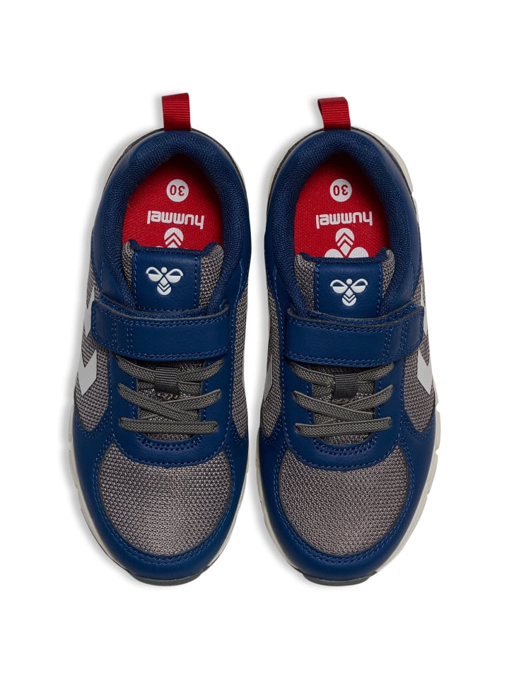 Hummel Детские кроссовки Speed 2.0 с застежкой на липучке, цвет темно-синий пион — фото 3