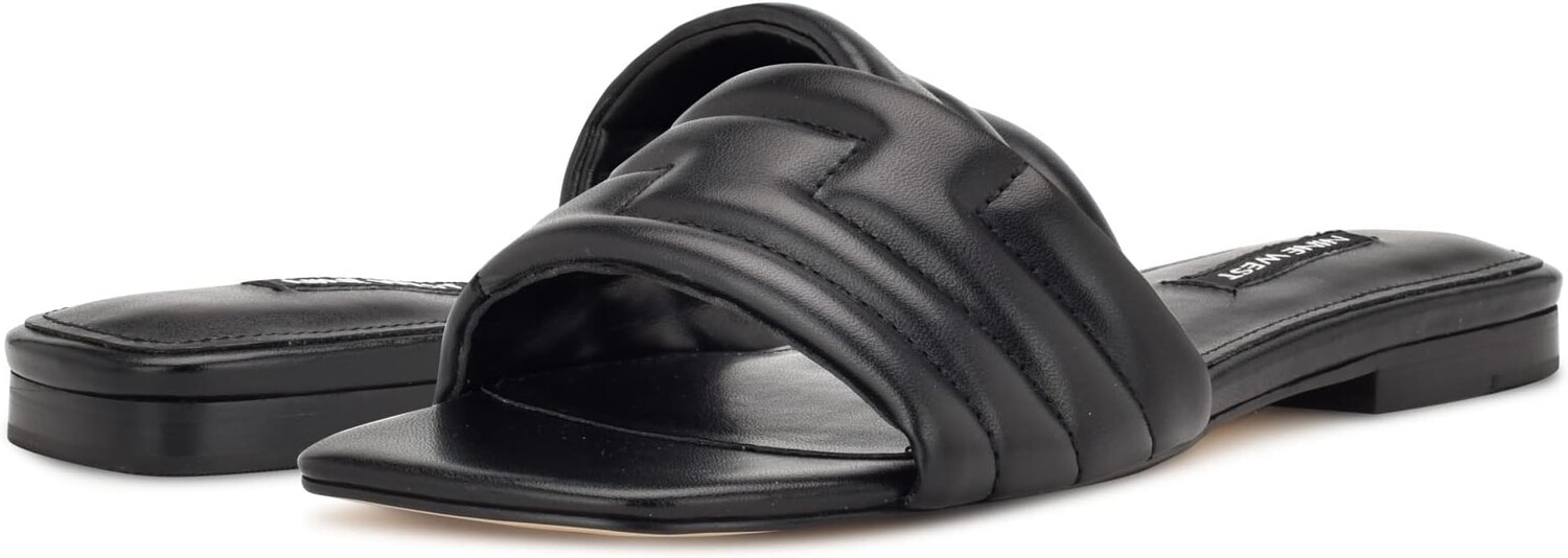 

Сандалии на плоской подошве Menqs 3 Nine West, черный