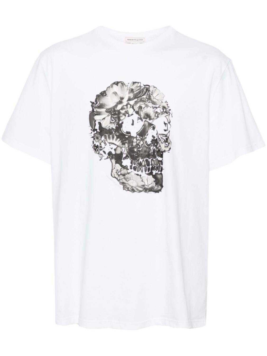 

Alexander McQueen футболка с принтом Skull, белый