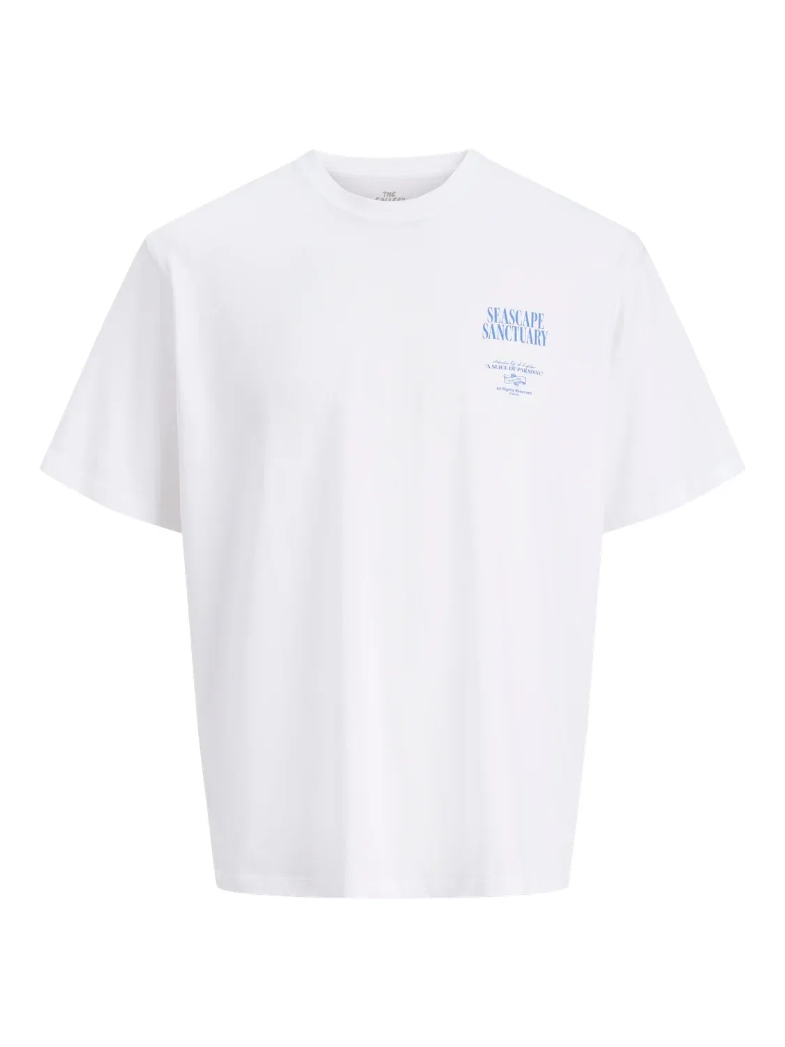 Футболка с принтом JACK & JONES Junior, bright white car