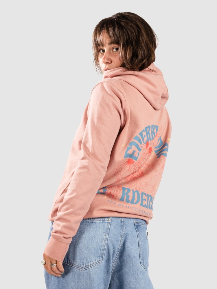 

Толстовка Dravus Faux Flower Shop Hoodie, dusty pink