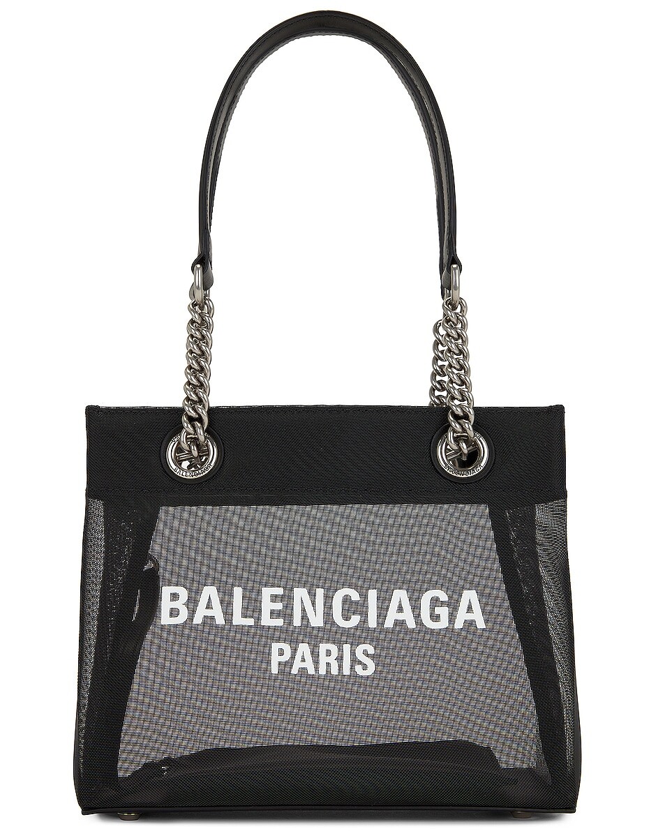 

Сумка Balenciaga Small Duty Free Tote, цвет Black & White