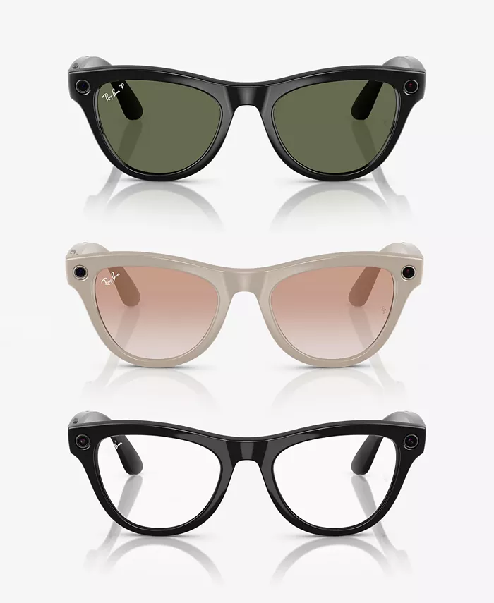 

Солнцезащитные очки Unisex Meta Skyler Smart Glasses Collection Ray-Ban, серый