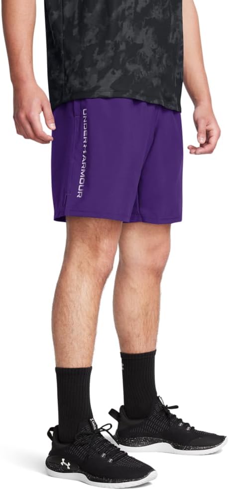 

Шорты Under Armour Woven Wordmark, (500) Purple/Salt Purple