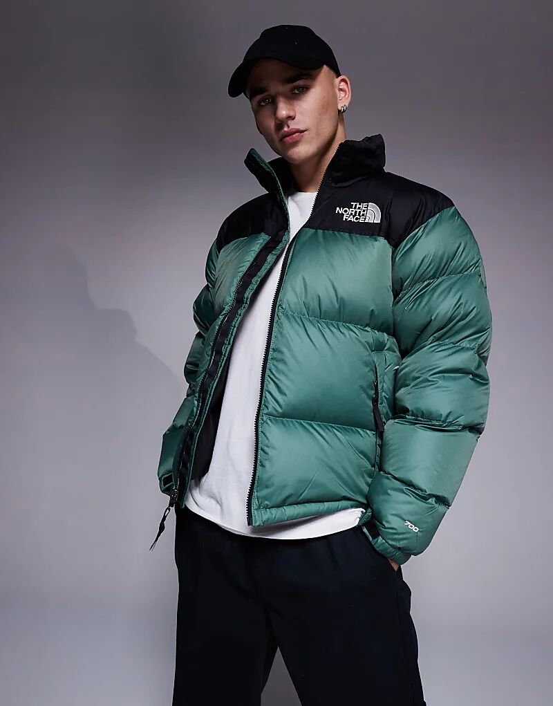 

1996 Ретро-пуховик Nuptse зеленого цвета The North Face