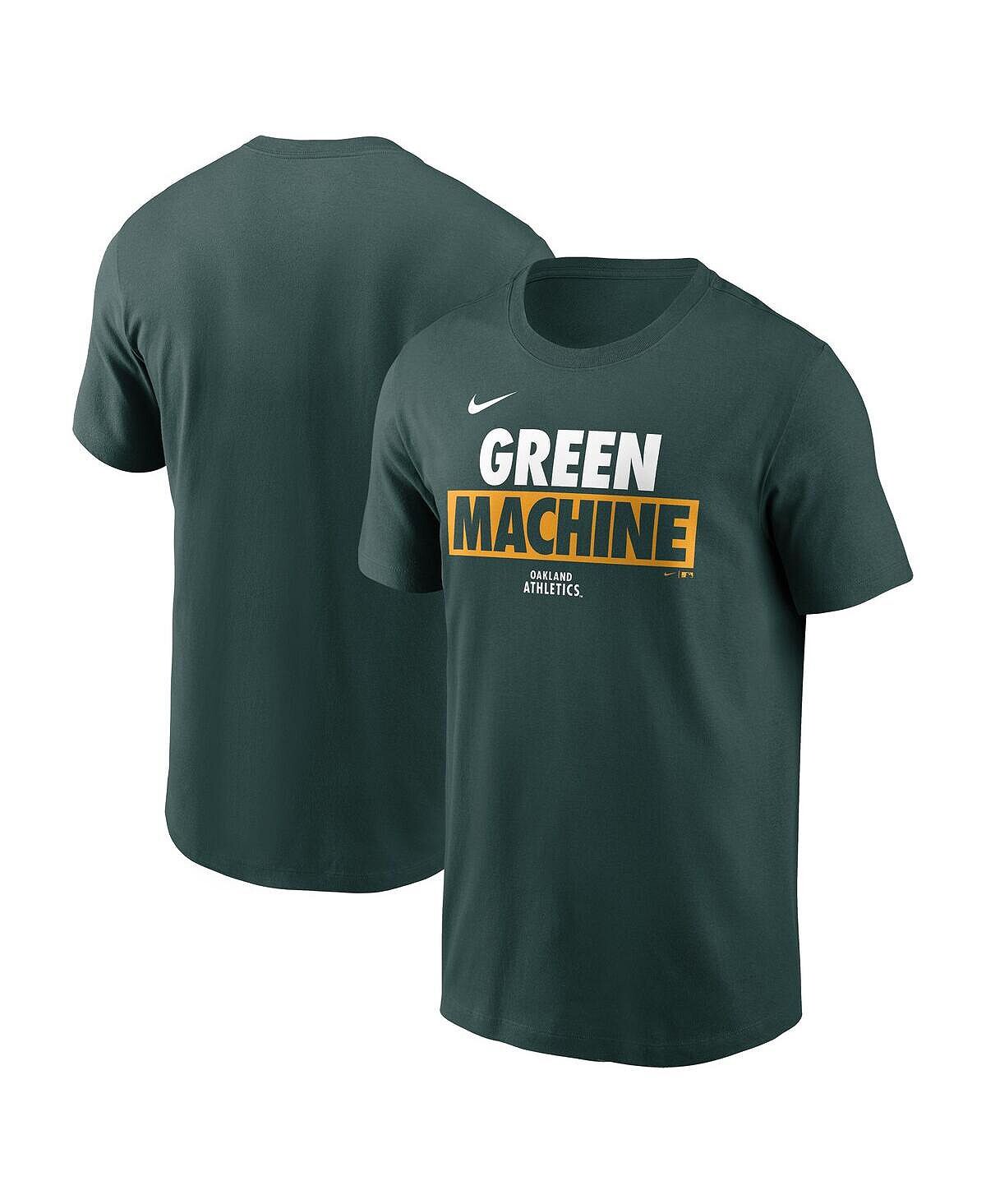 

Мужская зеленая футболка Oakland Athletics Rally Rule Nike, Зеленый, Мужская зеленая футболка Oakland Athletics Rally Rule Nike
