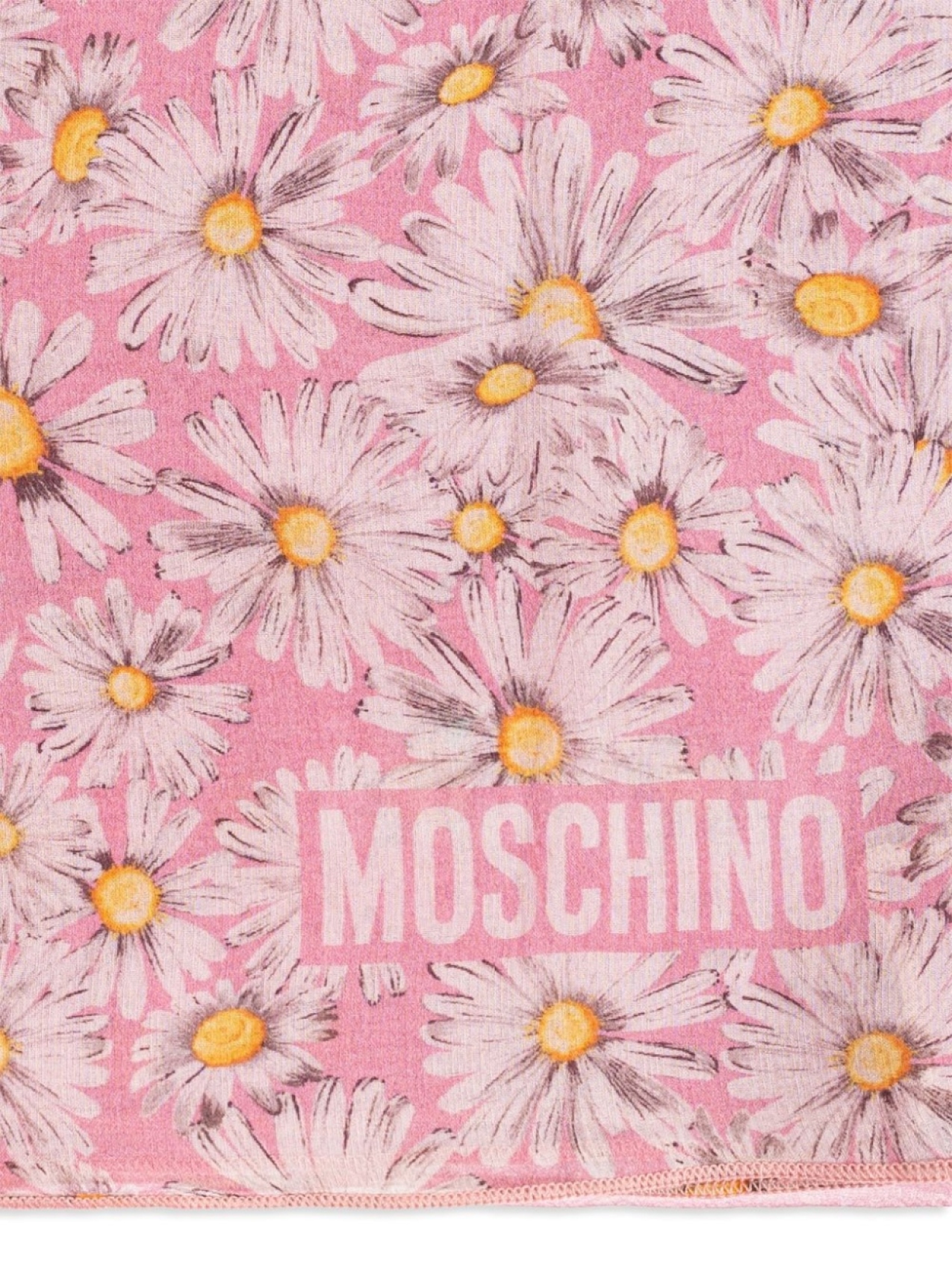 

Moschino шарф с цветочным принтом, розовый