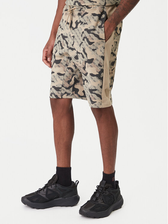 

Спортивные шорты regular fit Z6RD00 K9YI1 Guess, бежевый