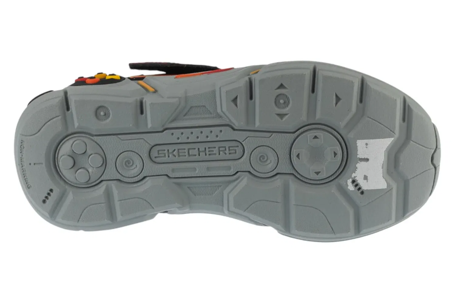 Кроссовки для мальчиков с липучкой Skechers, черный — фото 4
