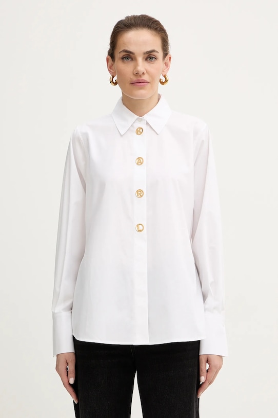 

Хлопковая рубашка Karl Lagerfeld, белый