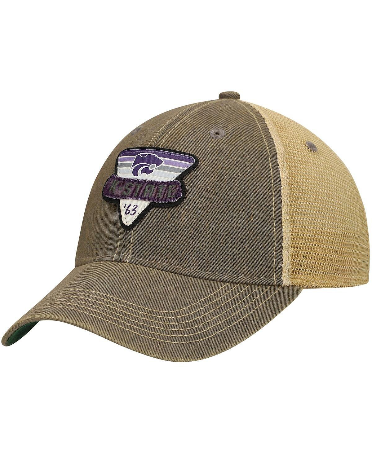 

Мужская серая кепка Kansas State Wildcats Legacy Point Old Favorite Trucker Snapback Legacy Athletic