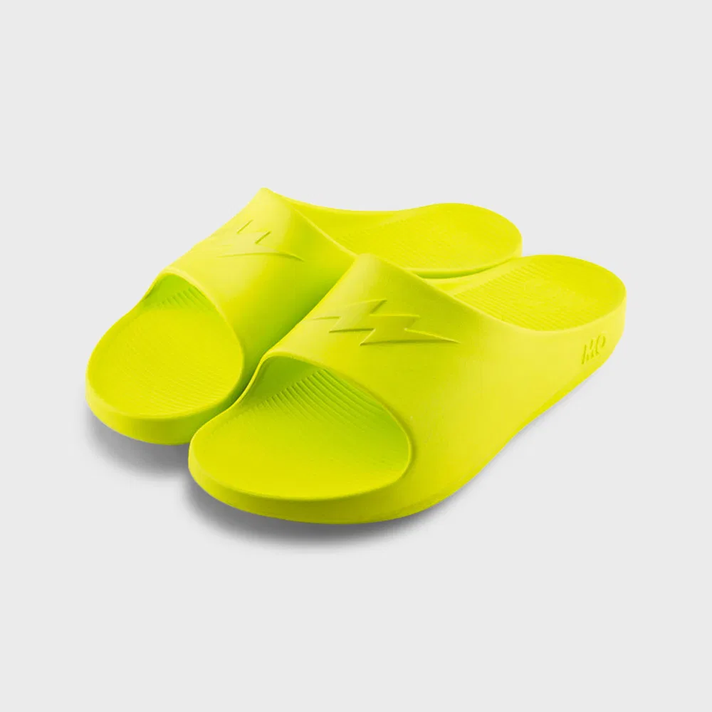 Мужские лаймовые восстанавливающие слайды Mo Slide от Mo Sports