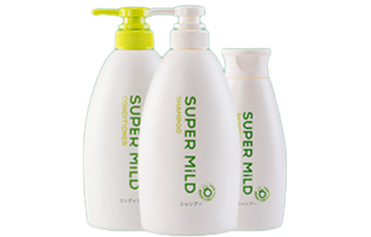 Super Mild Shiseido Green Meadow аромат, набор шампуня и кондиционера глубокой очистки большой емкости 600мл*2 — фото 4
