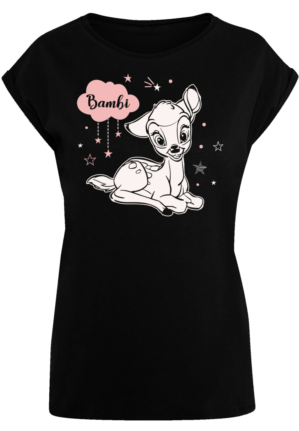 

Футболка F4NT4STIC Disney Bambi Pinke Wolke, черный