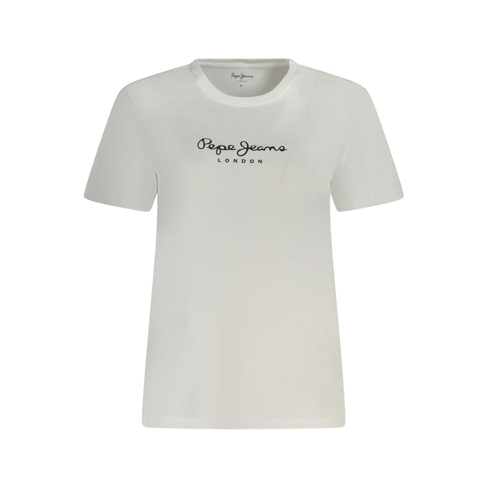 

Белые хлопковые топы и футболки Pepe Jeans