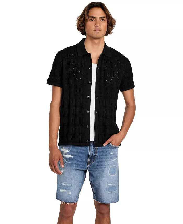 

Мужская рубашка Topanga Pointelle GUESS, черный