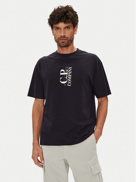 

Футболка regular fit 19CMTS092A005100W C.P. Company, синий