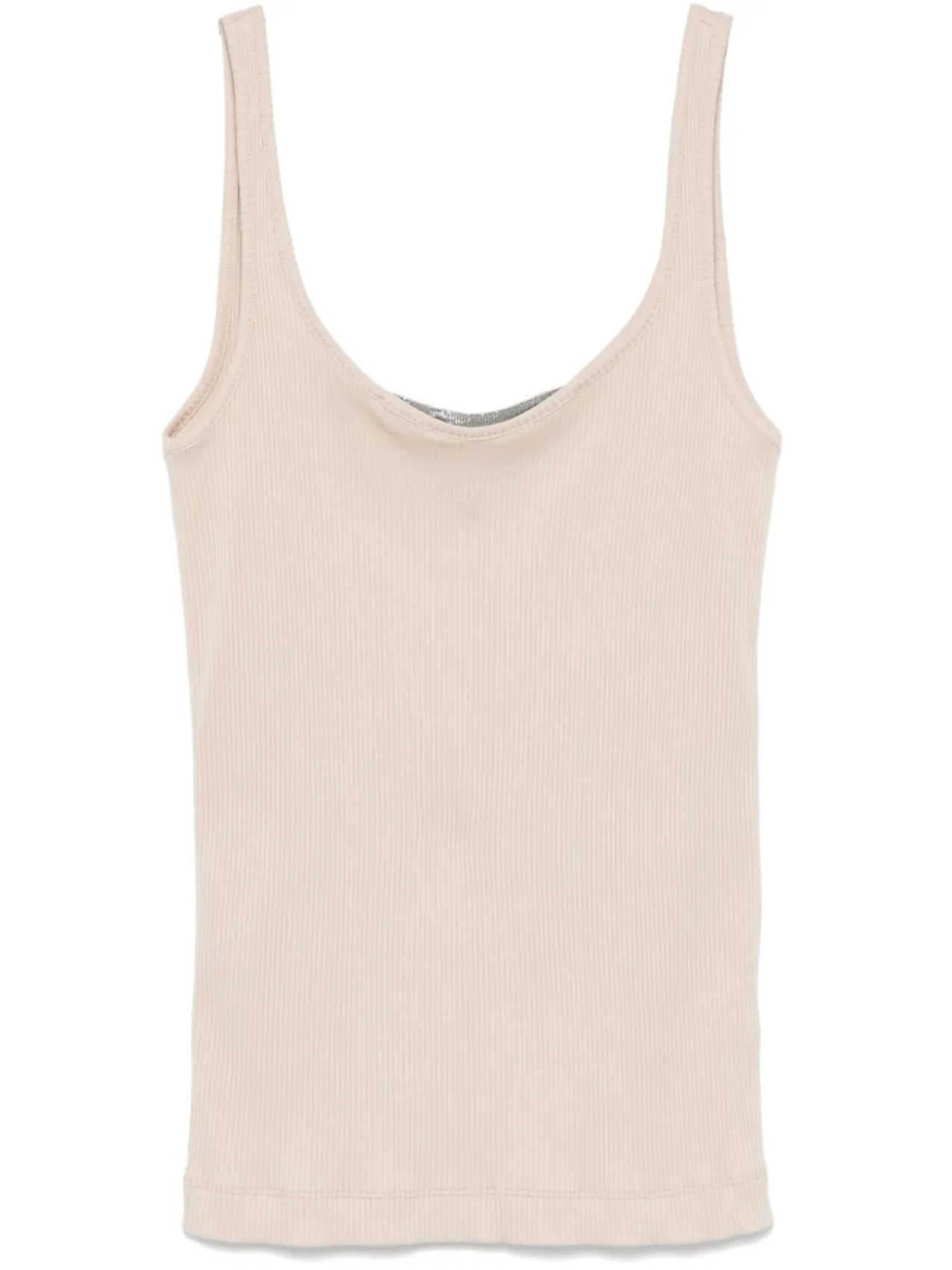 

Brunello Cucinelli топ в рубчик, нейтральный