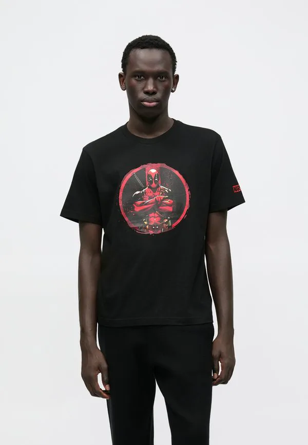 Футболка с принтом дэдпула Gap, Black