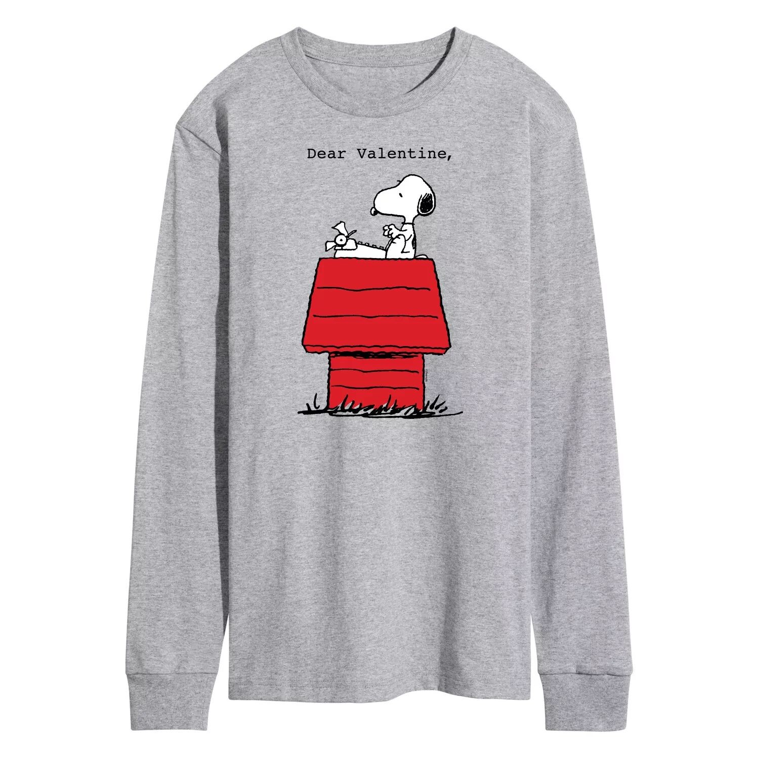 

Мужская футболка с длинными рукавами Peanuts Dear Valentine Licensed Character
