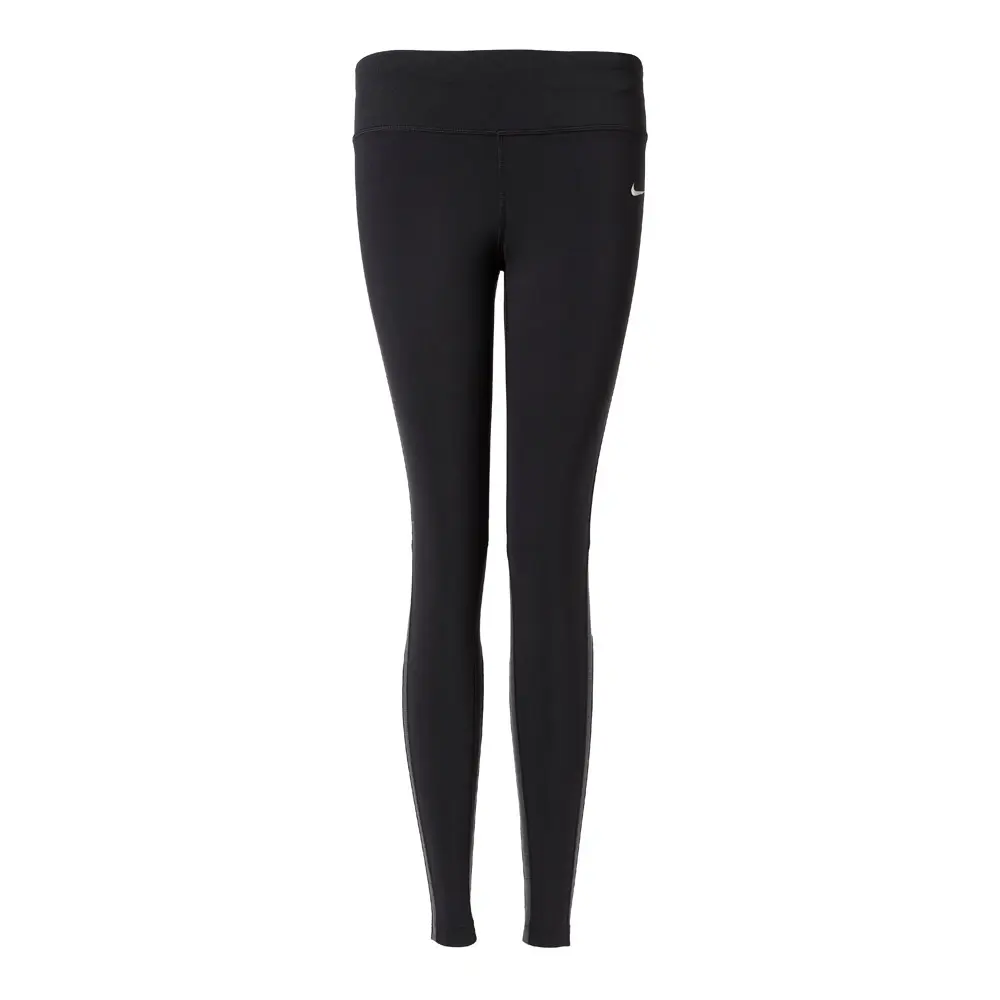 Nike Женские спортивные штаны Dri-Fit EPIC RUN LUX TIGHT вязаные, цвет Black/Gray