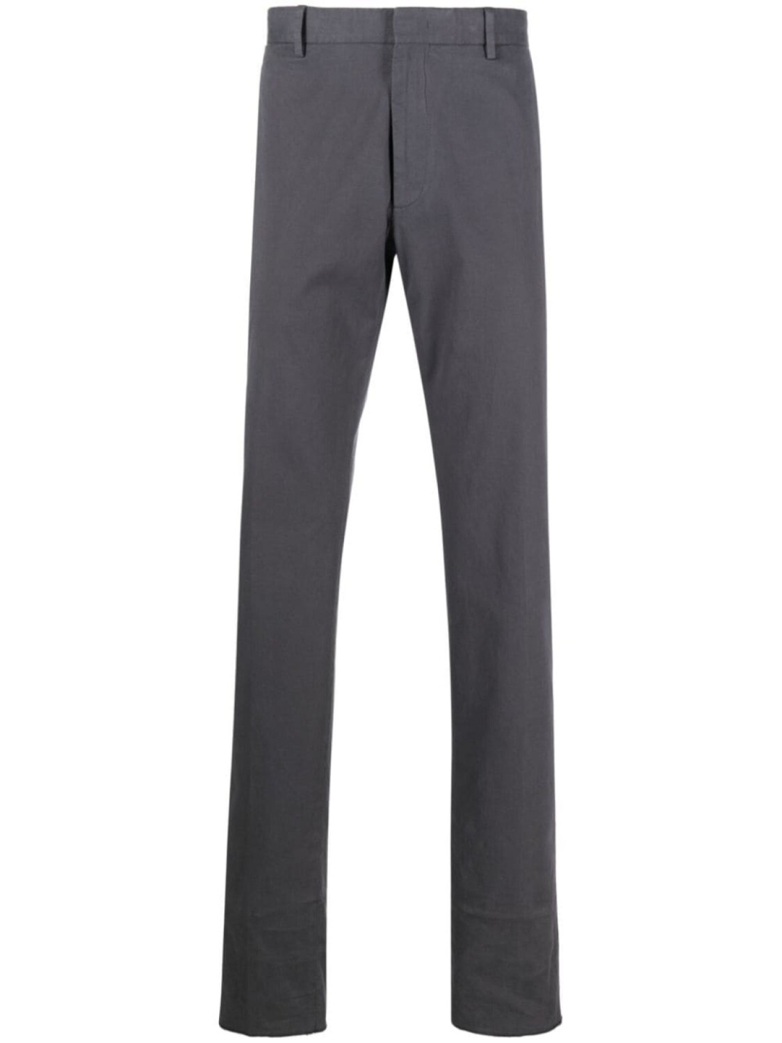 

Zegna узкие брюки строгого кроя, серый